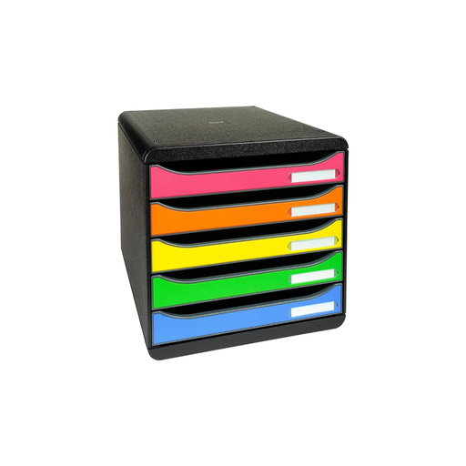 [9002493422681] EXACOMPTA Big Box 5-drawer storage unit black