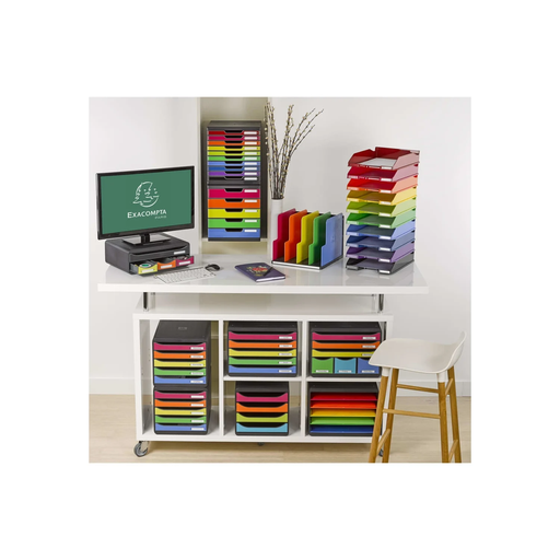 [9002493423268] EXACOMPTA Set De Tiroirs De Bureau Big-box Harlequin Avec 4 Tiroirs