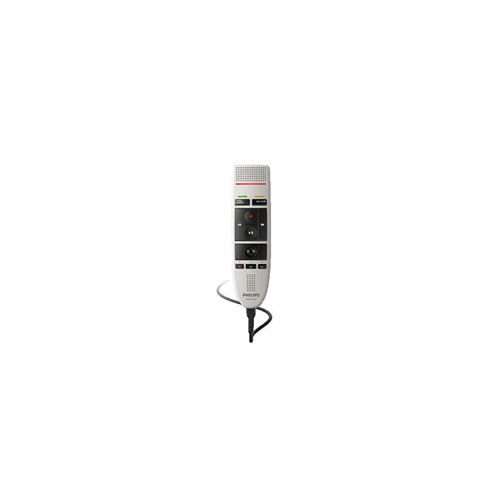 PHILIPS Microfone Speech Mike LFH3200/01 ditado branco