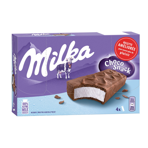 [9120097312815] MILKA Milk cream chocolate bar coated with milk chocolate 4 x 27 g