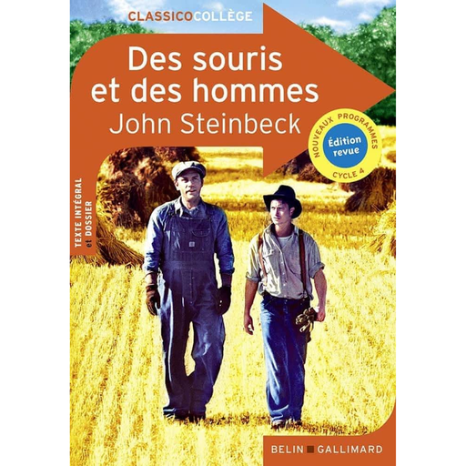 [9782410004823] BELIN Des Souris Et Des Hommes Classicocollège 13 X 18 X 0,9cm