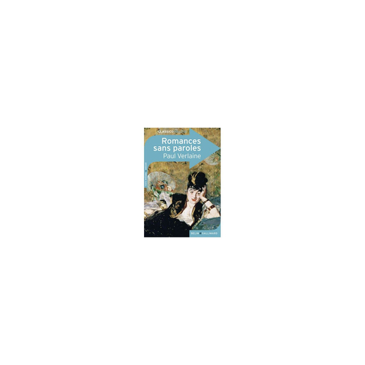 [9782701148731] BELIN Romances Sans Paroles Classicocollège Broché 17,6 X 12,3cm