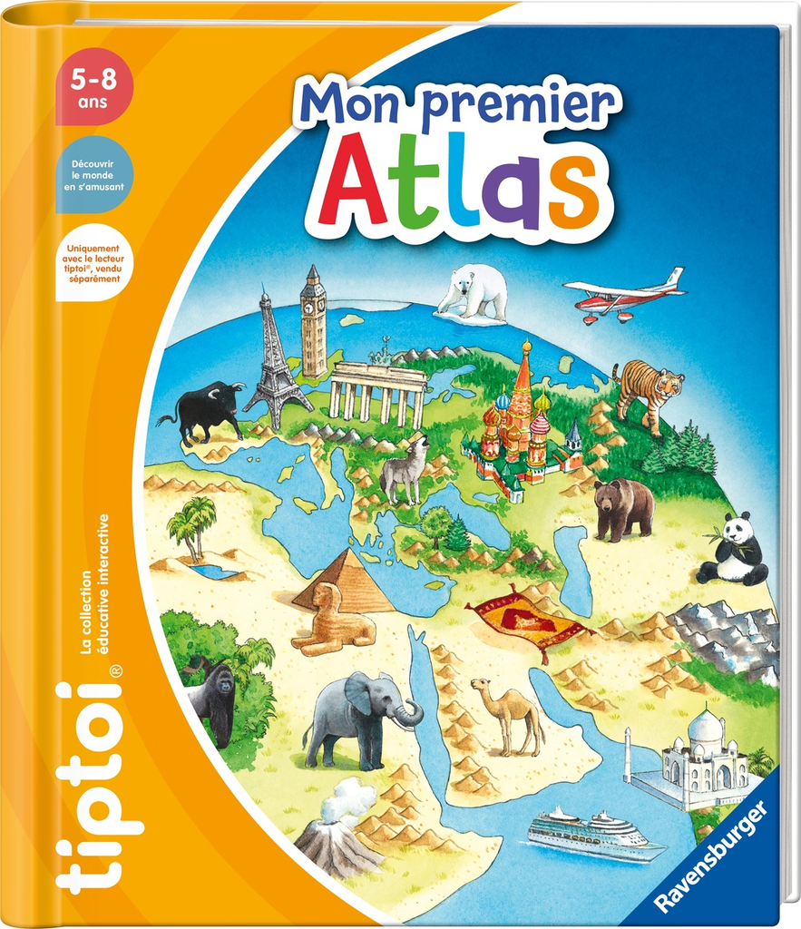 RAVENSBURGER Interactive Educational Book My First Atlas