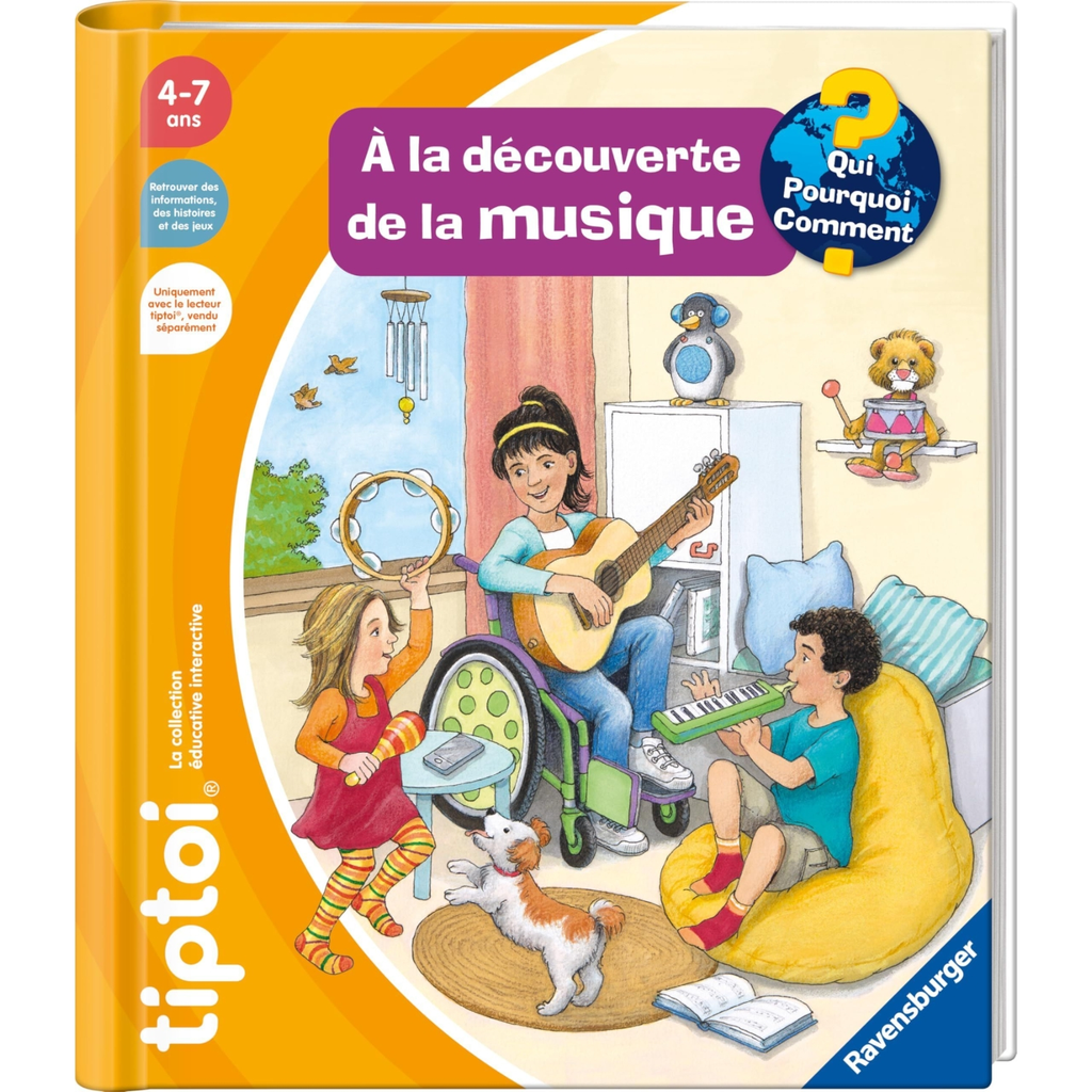 RAVENSBURGER Tiptoi® À la découverte de la musique