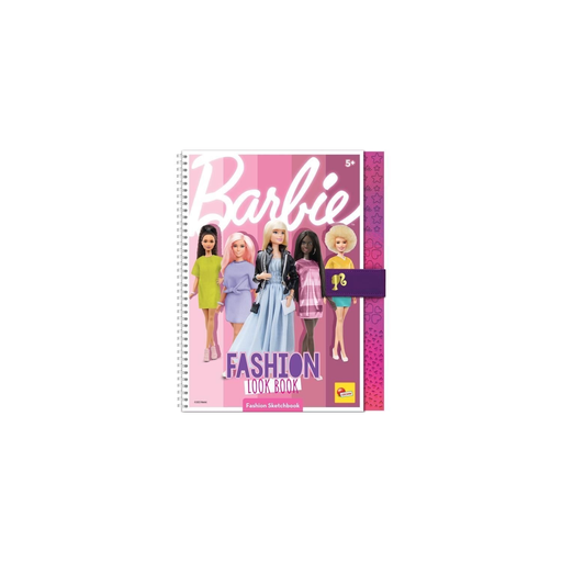 [9788833512877] MATTEL Livro de Criação Coleção de Moda Barbie Sketch Book Fashion Look Lisciani
