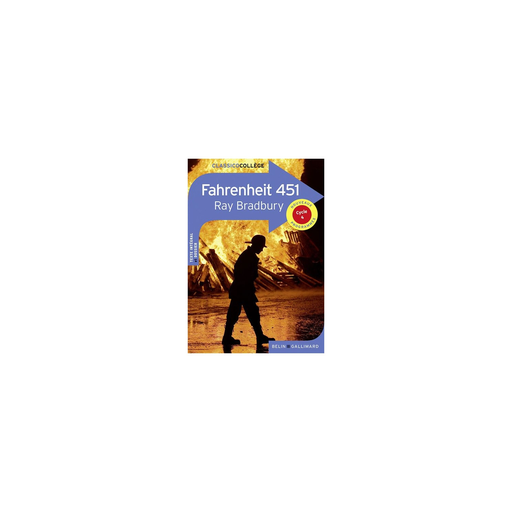 [9791035801823] BELIN Fahrenheit 451 Classico Collège Paperback Orange 17.7x12.4cm