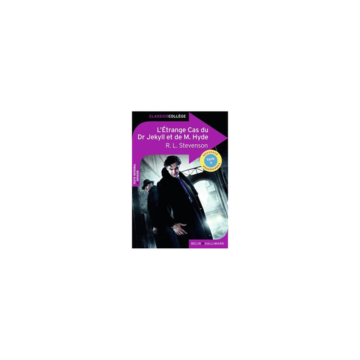 [9791035804947] BELIN L'étrange Cas Du Dr Jekyll Et De Mr Hyde Classicocollège Broché Violet 13x18x0,9cm
