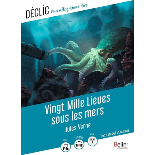 [9791035821982] BELIN Vingt Mille Lieues Sous Les Mers Texto Abreviado Bolsillo 14x19cm