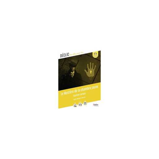 [9791035832131] BELIN Le Mystère De La Chambre Jaune Déclic Paperback Yellow And Olive 241 Pages Education