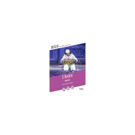 [9791035832612] BELIN L'avare (poche) Déclic Paperback Violet Blue 14 X 19 X 1.2cm