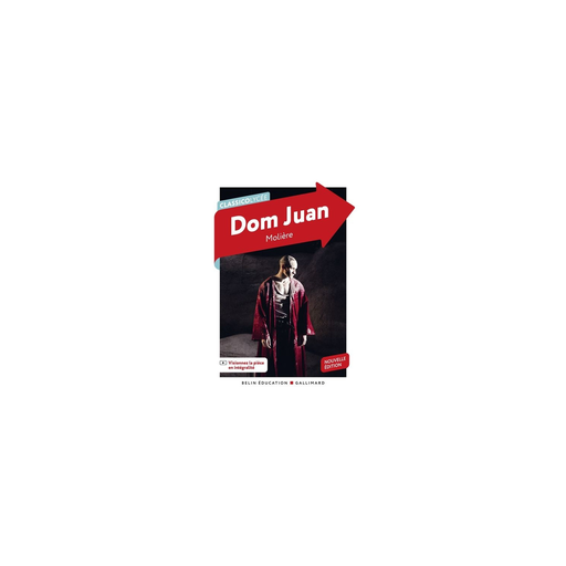 [9791035842024] BELIN Dom Juan Classico Lycée Paperback Red Black 12.3x17.8cm