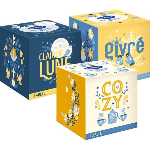 [3250391955275] LABELL White Tissues Triple Ply 60 Tissues