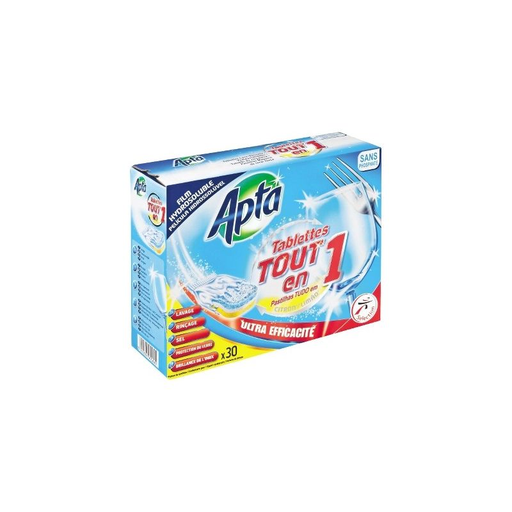 [3250391955695] APTA Tablettes Lave-Vaisselle Tout-en-1 Citron X30