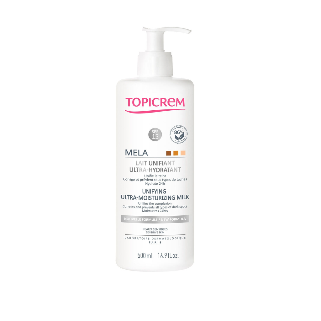 TOPICREM Leche Corporal Hidratante Unificante MELA 500 ml