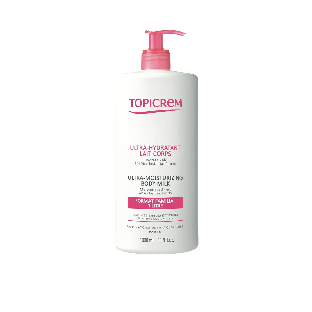 TOPICREM Ultra-Moisturizing Body Milk Dry Skin 1 L