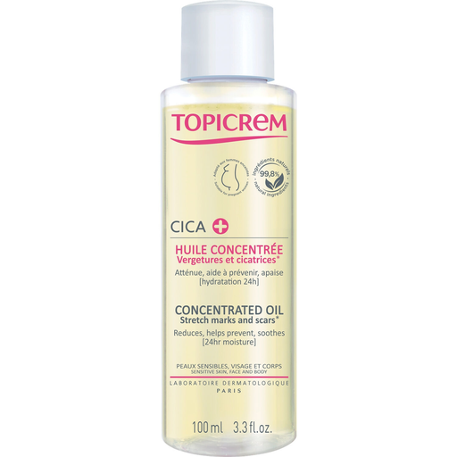 [3700281704471] TOPICREM Aceite Rostro y Cuerpo Cica+ Estrías y Cicatrices 100 ml