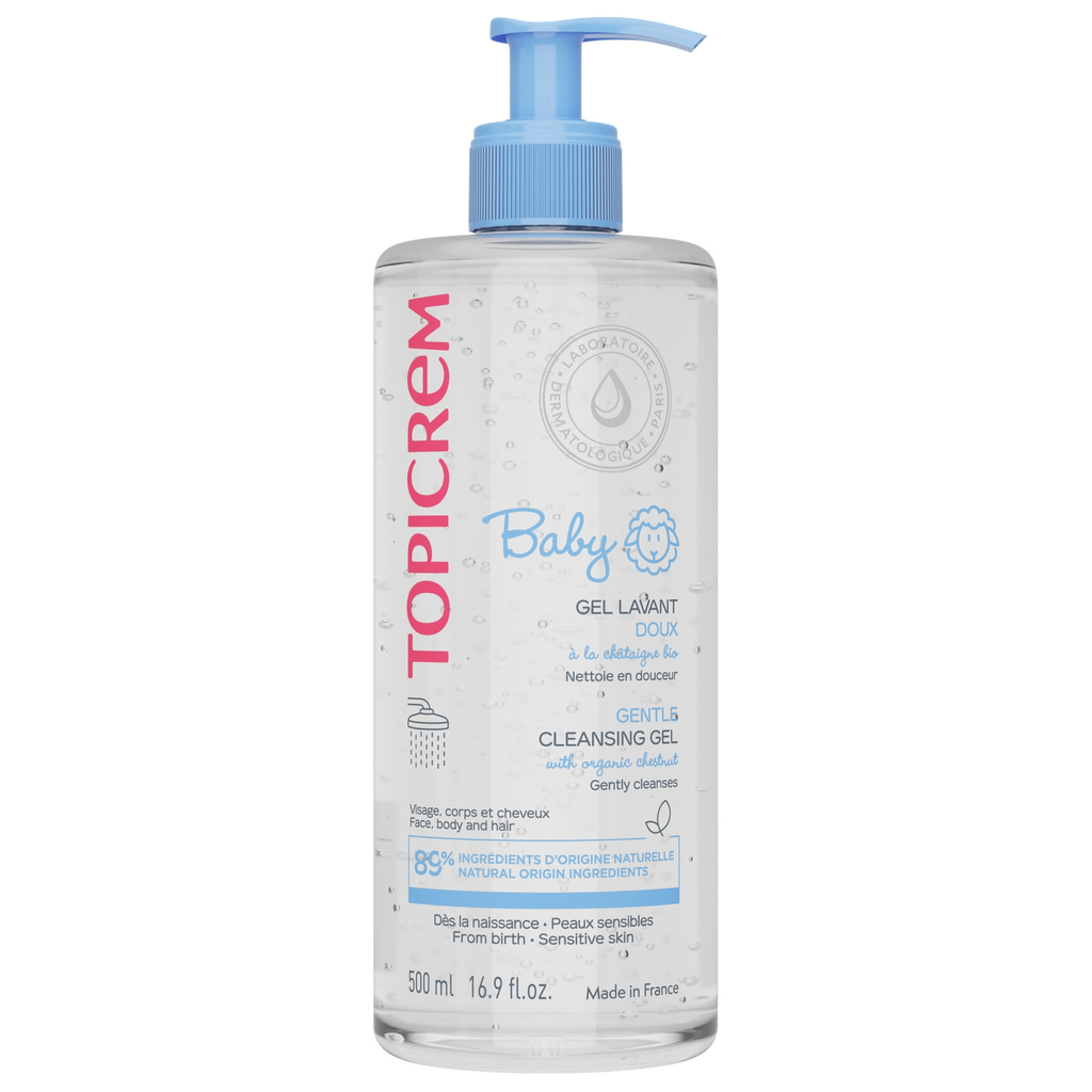 TOPICREM Gel douche bébé Doux Peaux Sensibles 500 ml