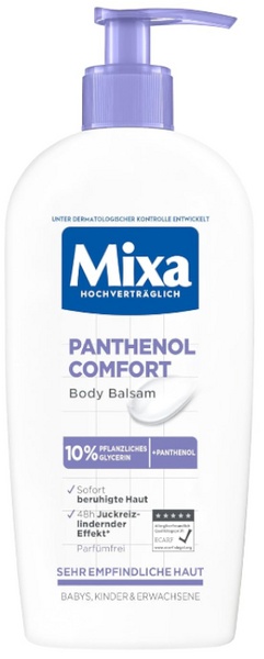 Mixa Body Panthenol Comfort Soothing Cream for Atopic-Prone Skin Pump 250 ml