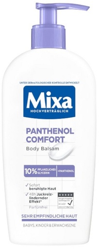 [3600551153230] Mixa Body Panthenol Comfort Soothing Cream for Atopic-Prone Skin Pump 250 ml