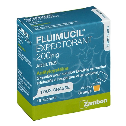 [3400935068699] Fluimucil Expectorant 200 mg