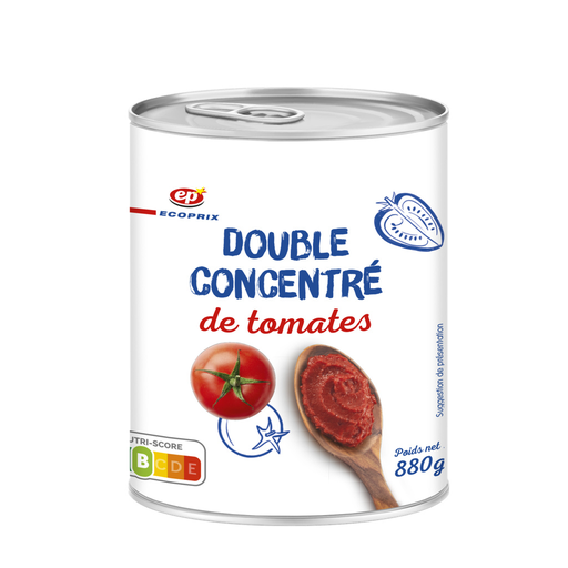 [3258565140441] Double Concentré de Tomates 880 g