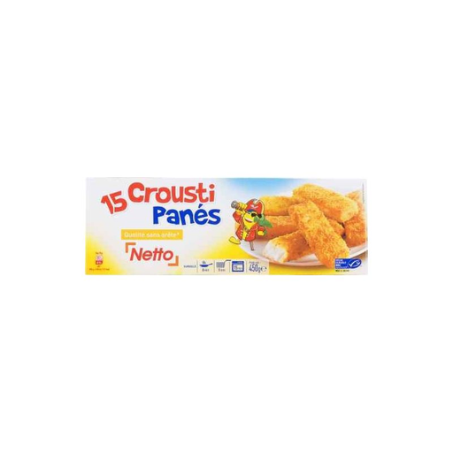 [3250391993765] NETTO Breaded Fish Sticks 15 x 30 g