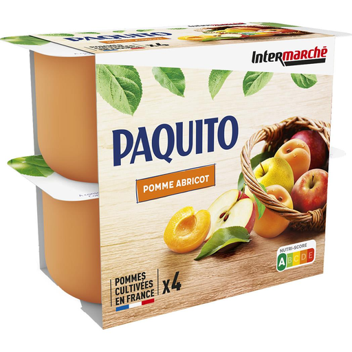 [3250391994014] PAQUITO Apple Apricot Fruit Specialty 4 x 100 g