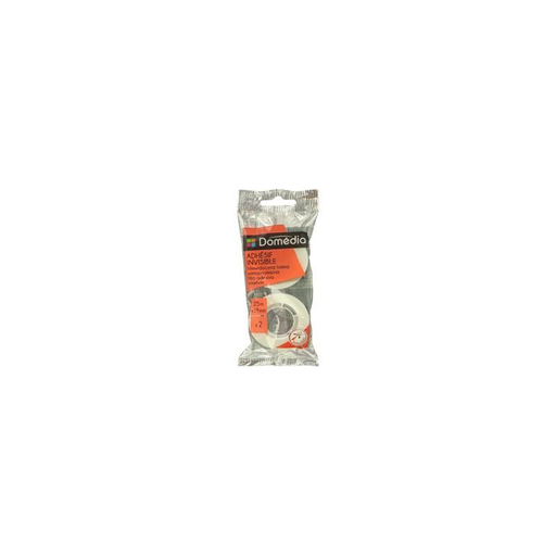 [3250391994267] DOMÉDIA Cinta adhesiva invisible, 25 m x 19 mm 2 rollos