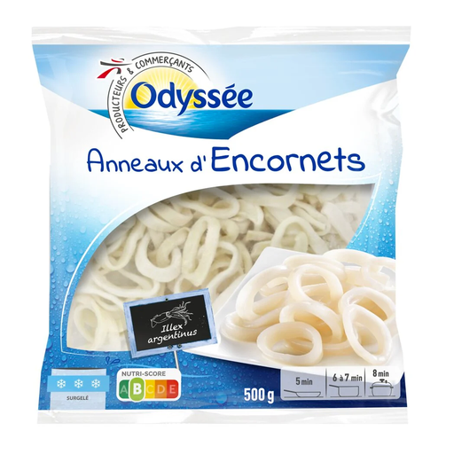 [3250391998562] ODYSSÉE Anéis de lula 500 g