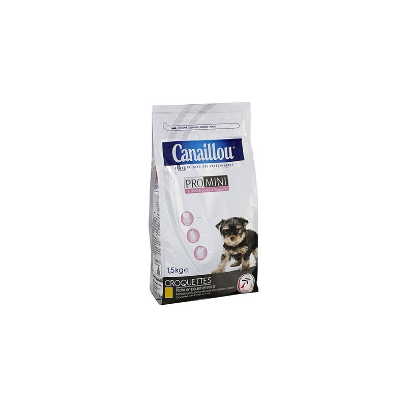 Canaillou Canail.Croq.Mini Chien J.1.5Kg
