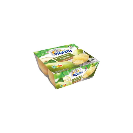 [3250392046644] PAQUITO Pear With Pieces 4 x 100 g