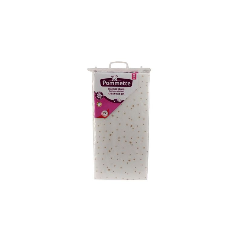 POMMETTE Matelas pliant 4 sections