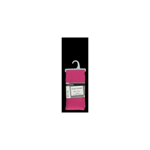 [3250392073053] DOMEDIA Fitted Sheet 90x190 Fuchsia