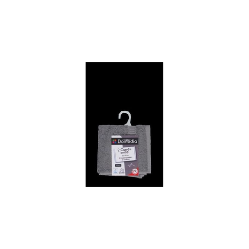 [3250392137205] DOMEDIA Set of 2 guest towels Slate