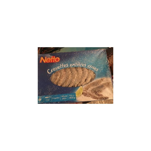 [3250392145873] NETTO Raw Whole Shrimp 16/24 400 g