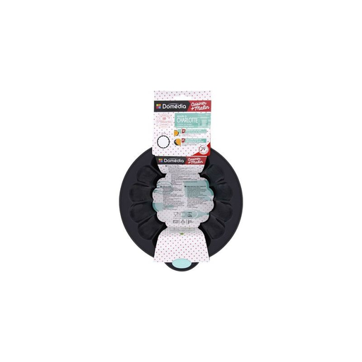 [3250392158309] DOMEDIA Silicone Charlotte Mold Grey 20 cm