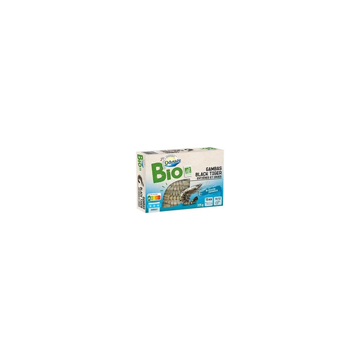 [3250392220297] ODYSSÉE Gambas Black Tiger inteiras e cruas bio congeladas 325 g