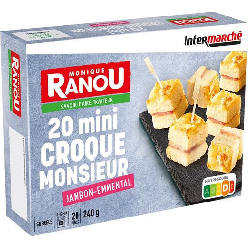 [3250392222406] MONIQUE RANOU Ham and Emmental Croque-monsieur 240 g