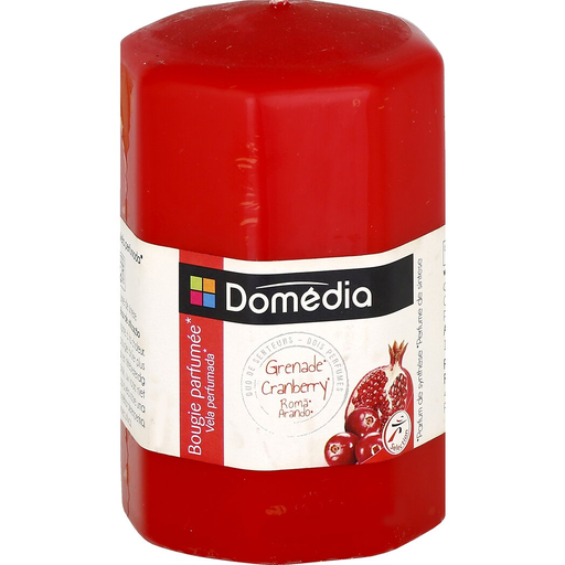 [3250392274641] DOMÉDIA Pomegranate/Cranberry Candle Red Single Unit