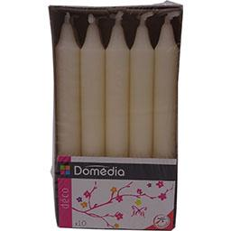 [3250392274702] DOMÉDIA Candle 19x160mm Ivory 10