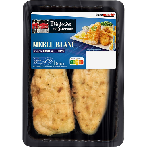 [3250392275471] ITINÉRAIRE DES SAVEURS White Hake fish & chips style 200 g