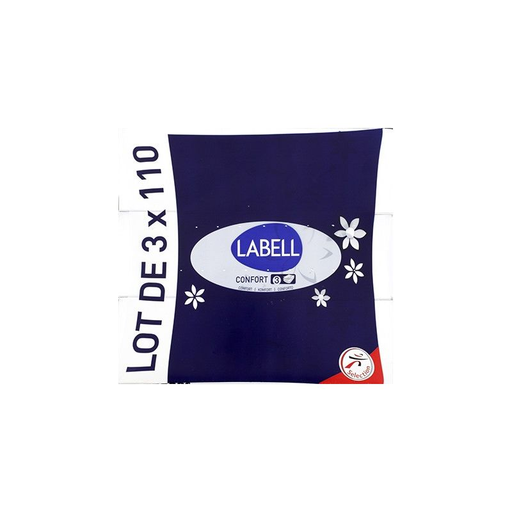 [3250392334024] LABELL Boîte de Mouchoirs 3 Plis X3