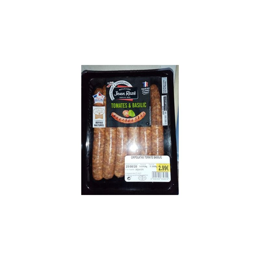 [3250392334314] SCSSE Pure Pork Sausages Tomato & Basil 300 g