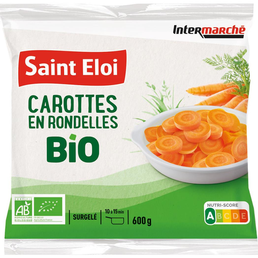 [3250392356934] SAINT ELOI Zanahorias en rodajas BIO 600 g