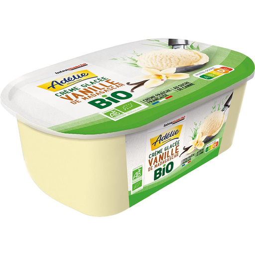 [3250392452094] ADÉLIE Helado de vainilla de Madagascar BIO 471 g