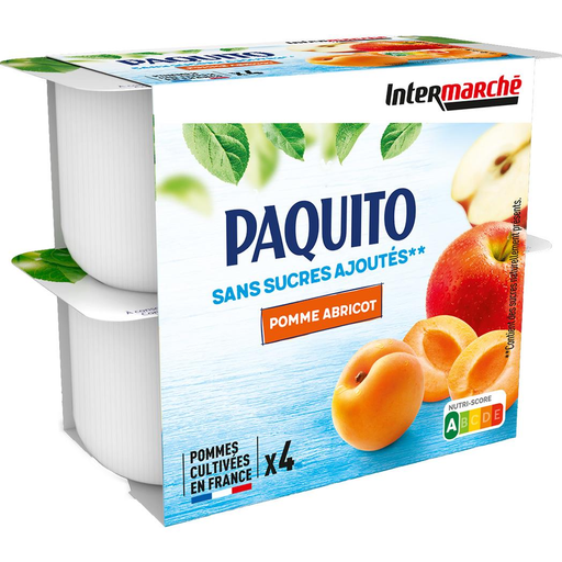 [3250392480950] PAQUITO Apple Apricot Fruit Specialty 4 x 100 g