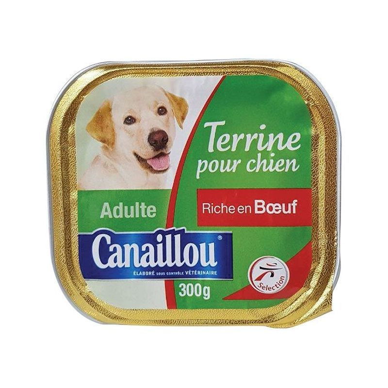 CANAILLOU Beef-rich terrine for adult dogs 300 g