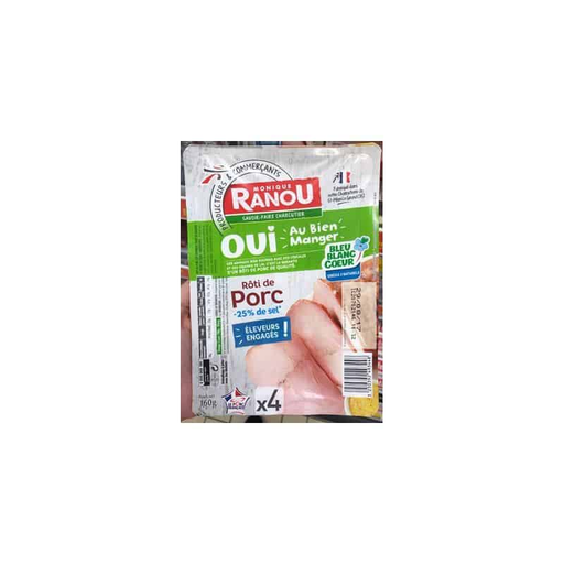 [3250392493448] RANOU Barbecue Pork Roast 4 Slices 160 g