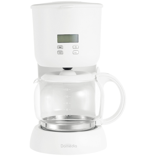 [3250392534479] DOMÉDIA Cafetera programable blanca unidad