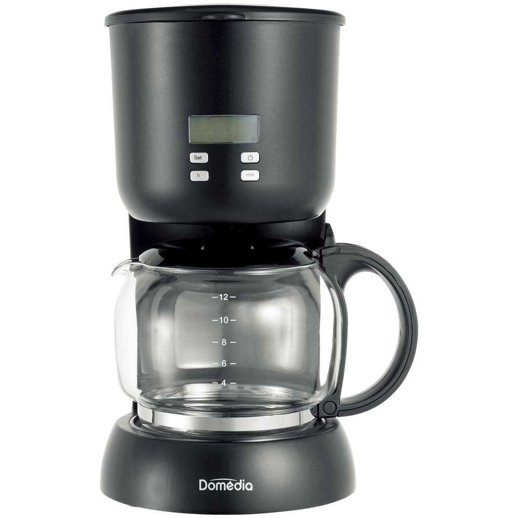 DOMÉDIA Cafetera programable negra 1 unidad